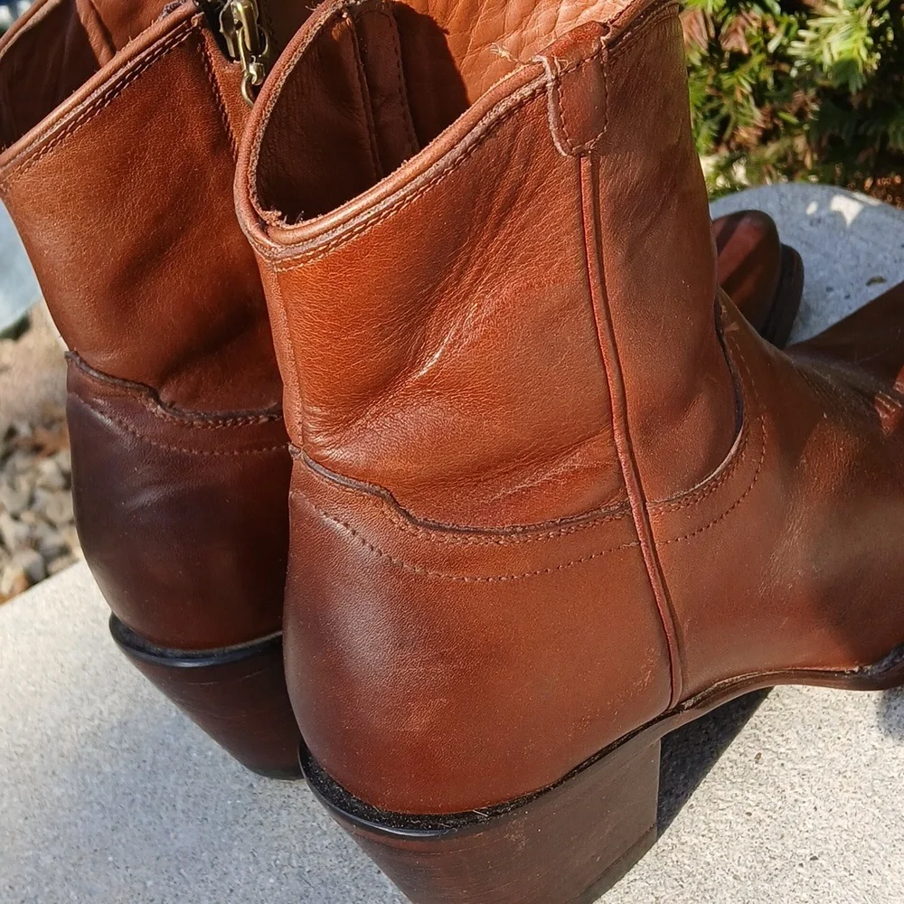 TECOVAS THE DAISY LEATHER Ankle Boots Size 9 - Picture 8 of 14